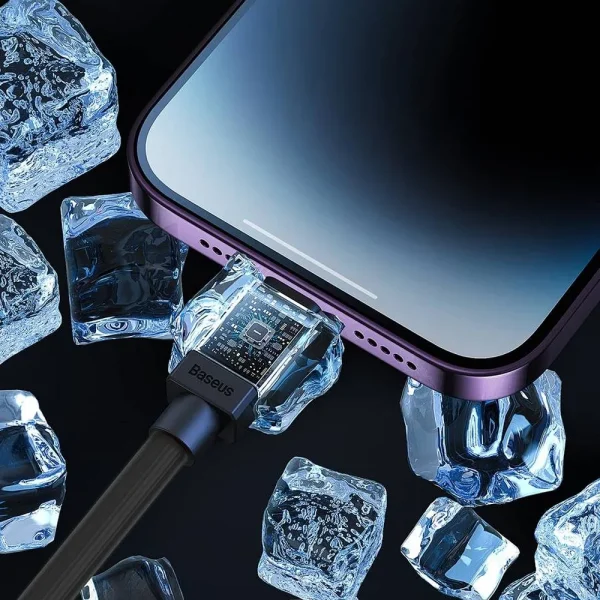 BASEUS CoolPlay Cable Fast Charging 20W 1m Black CAKW000001 (Type-C to Lightning) - Image 6