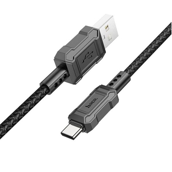 Hoco X94 Leader Cable 3A 1m Black (USB-A to Type-C)