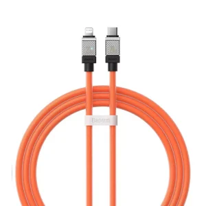BASEUS CoolPlay Cabel Fast Charging 20W 1m Orange CAKW000007 (Type-C to Lightning)
