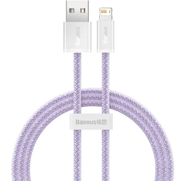 Baseus Dynamic Series Cable 2.4A 1m Purple CALD000405 (USB-A to Lightning)