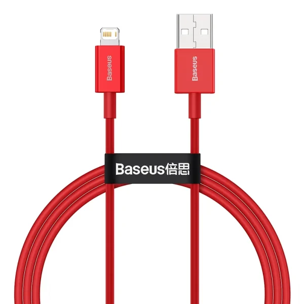 Baseus Superior Series Cable 2.4A 1m Red CALYS-A09 (USB-A to Lightning)