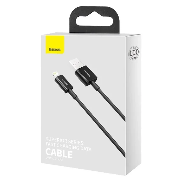 Baseus Superior Series Cable 2.4A 1m Black CALYS-A01 (USB-A to Lightning) - Image 8