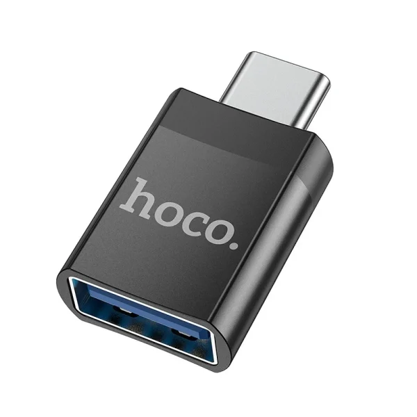 Hoco UA17 OTG Adapter Type-C Male to USB Female Black