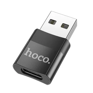 Hoco UA17 OTG Adapter USB Male to Type-C Female Black