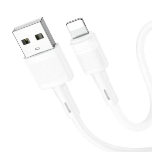 Hoco X83 Victory Cable 2.4A 1m White (USB-A to Lightning)