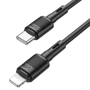 Hoco X83 Victory Cable PD20W 1m Black (Type-C to Lightning)