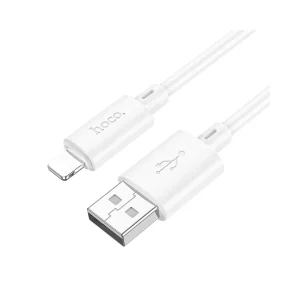 Hoco X88 Gratified Cable 2.4A 1m White (USB-A to Lightning)