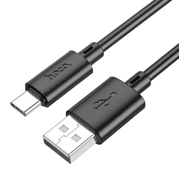 Hoco X88 Gratified Cable 3A 1m Black (USB-C to Type-C)