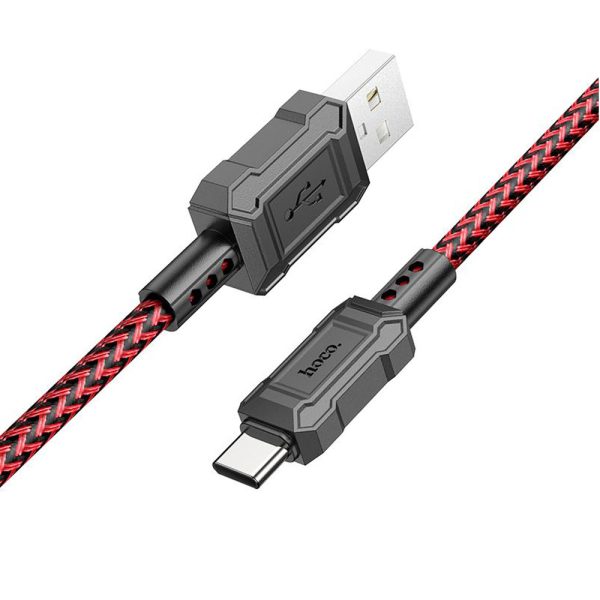 Hoco X94 Leader Cable 3A 1m Red (USB-A to Type-C)