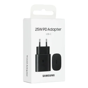 Samsung Fast Charger with USB-C Socket 25W Black Blister (EP-TA800NBEGEU)