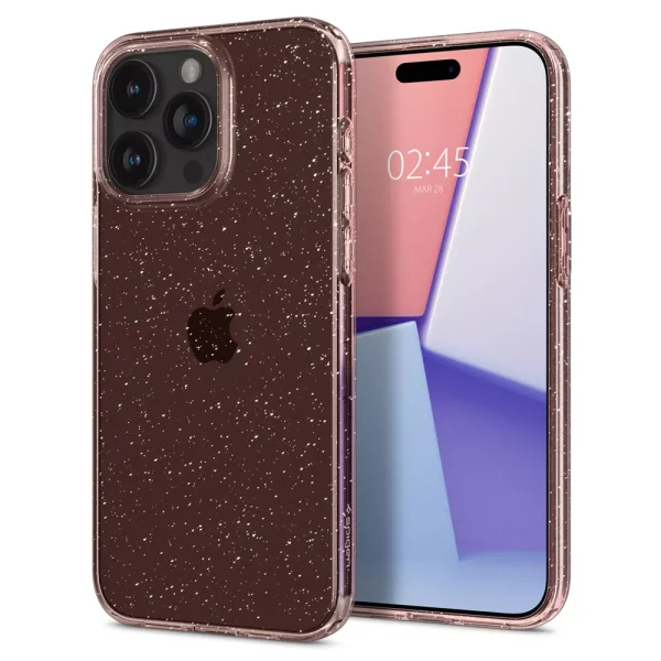 Θήκη Spigen Liquid Crystal Glitter Rose Quartz-Apple iPhone 15 Pro (ACS06702)