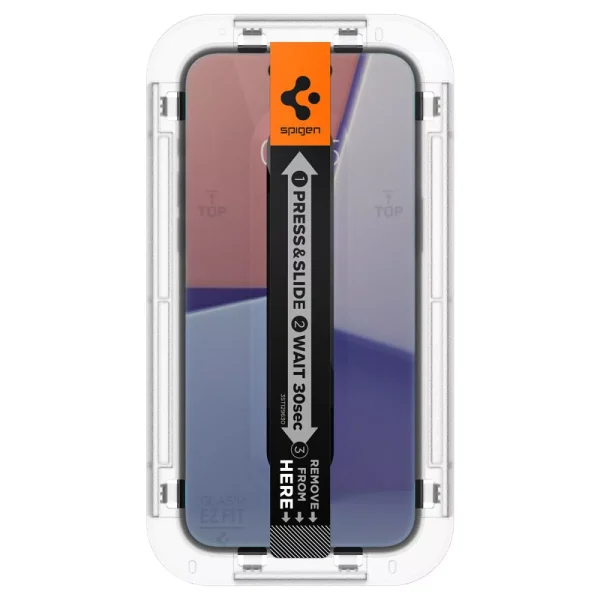 Spigen EZ Fit GLAS.tR Privacy 2PCS-Apple iPhone 15 Pro Max (AGL06874) - Image 4