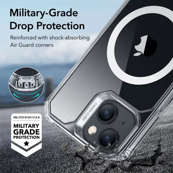 Θήκη ESR Air Armor Halolock MagSafe Clear-Apple iPhone 15 - Image 4