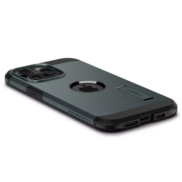 Θήκη Spigen Tough Armor (MagFit) Abyss Green-Apple iPhone 15 Pro (ACS06735) - Image 10