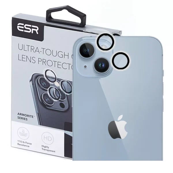 ESR Camera Lens Protectors Clear-Apple iPhone 15/15 Plus/14/14 Plus