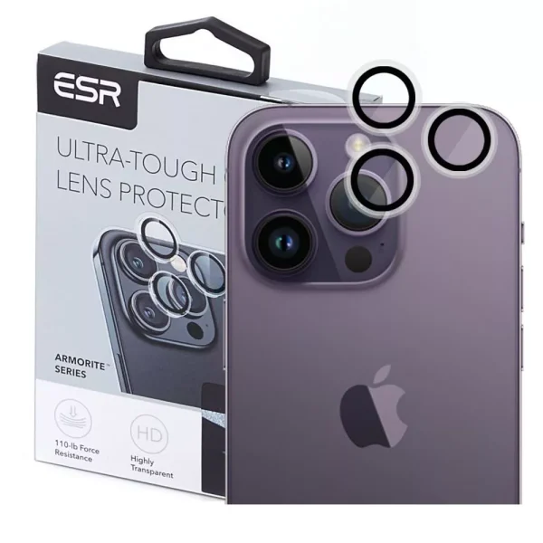 ESR Camera Lens Protectors Clear-Apple iPhone 15 Pro/15 Pro Max