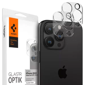 Spigen Lens Protector Optik GLAS.tR 2PCS Clear-Apple iPhone 15 Pro/15 Pro Max/14 Pro/14 Pro Max (AGL05761)