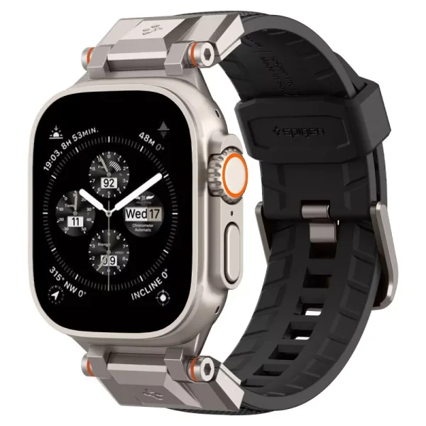 Spigen Watch Band DuraPro Armor Black-Apple Watch Series 42/44/45/49mm (AMP06065)