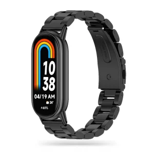 Tech-Protect Stainless Band Black-Xiaomi Smart Band 8/8 NFC