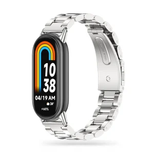 Tech-Protect Stainless Band Silver-Xiaomi Smart Band 8/8 NFC