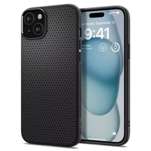 Θήκη Spigen Liquid Air Matte Black-Apple iPhone 15 (ACS06790)