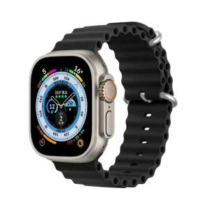 Dux Ducis OceanWave Strap Black-Apple Watch Series 42/44/45/49mm