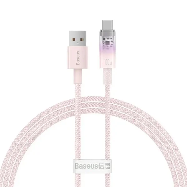 Baseus Explorer Series Fast Charging 1m Pink (USB-A to Type-C)