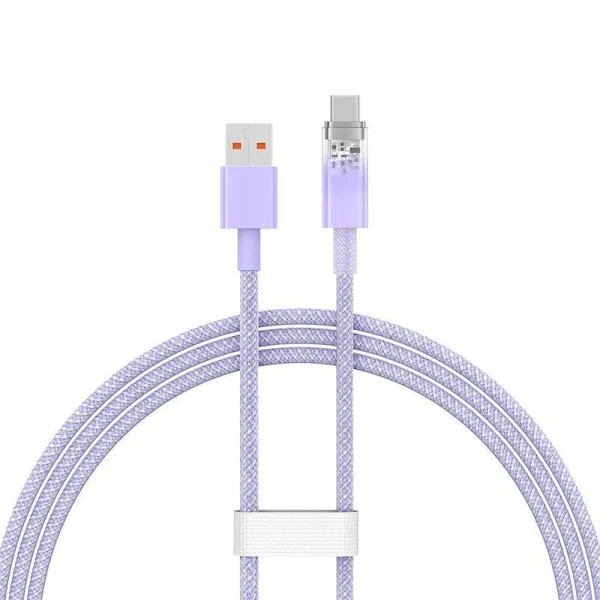 Baseus Explorer Series Fast Charging 1m Purple (USB-A to Type-C)