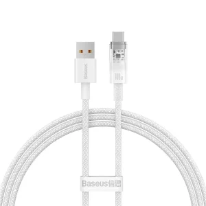 Baseus Explorer Series Fast Charging 1m White (USB-A to Type-C)