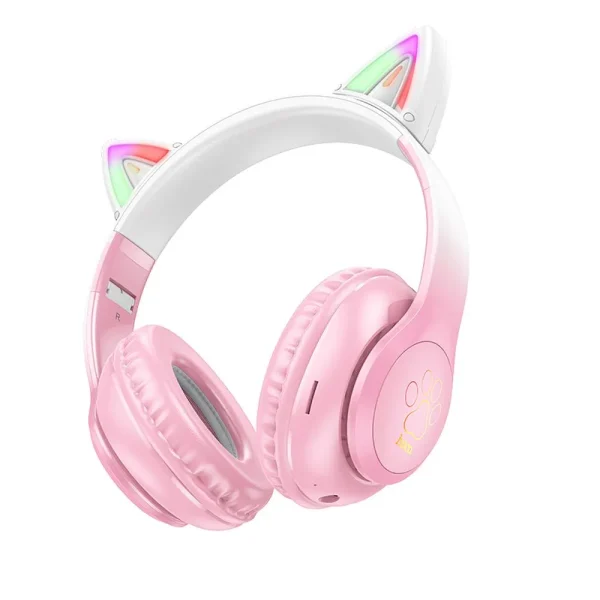Hoco W42 Headphones Bluetooth Cat Ear Cherry Blossom
