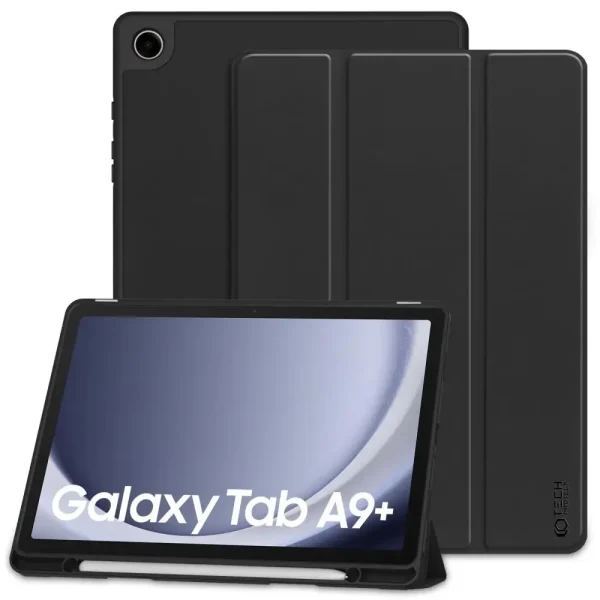Tech-Protect Smart Case Pen Black-Samsung Galaxy Tab A9+