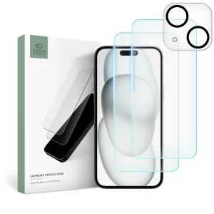 Tech-Protect Supreme Set Clear-Apple iPhone 15