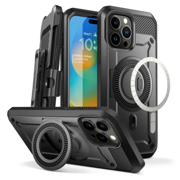 Θήκη Supcase Unicorn Beetle PRO MAG Black-Apple iPhone 15 Pro