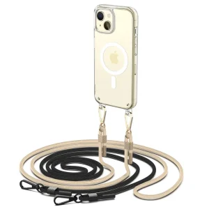 Θήκη Tech-Protect Flexair Chain Black & Beige-Apple iPhone 15