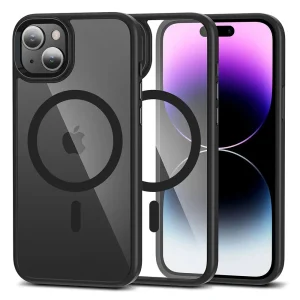 Θήκη Tech-Protect Magmat MagSafe Black/Clear-Apple iPhone 15