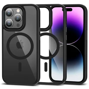 Θήκη Tech-Protect Magmat MagSafe Black/Clear-Apple iPhone 15 Pro