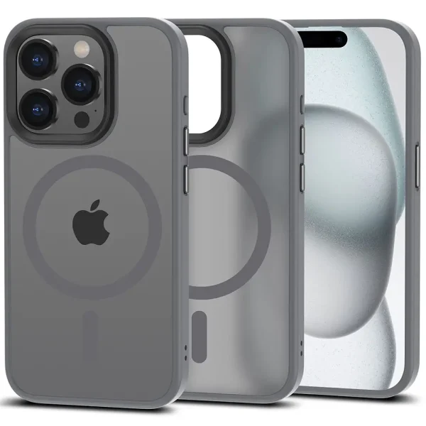 Θήκη Tech-Protect Magmat MagSafe Matte Titanium-Apple iPhone 15 Pro