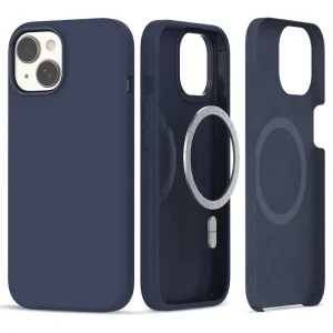 Θήκη Tech-Protect Silicone MagSafe Navy Blue-Apple iPhone 15
