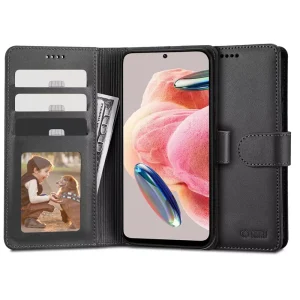 Θήκη Tech-Protect Wallet Black-Xiaomi Redmi Note 12 4G
