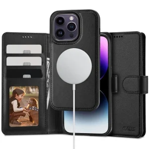 Θήκη Tech-Protect Wallet MagSafe Black-Apple iPhone 15 Pro