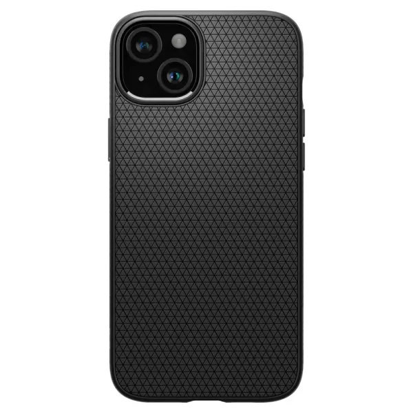 Θήκη Spigen Liquid Air Matte Black-Apple iPhone 15 Plus (ACS06650) - Image 2