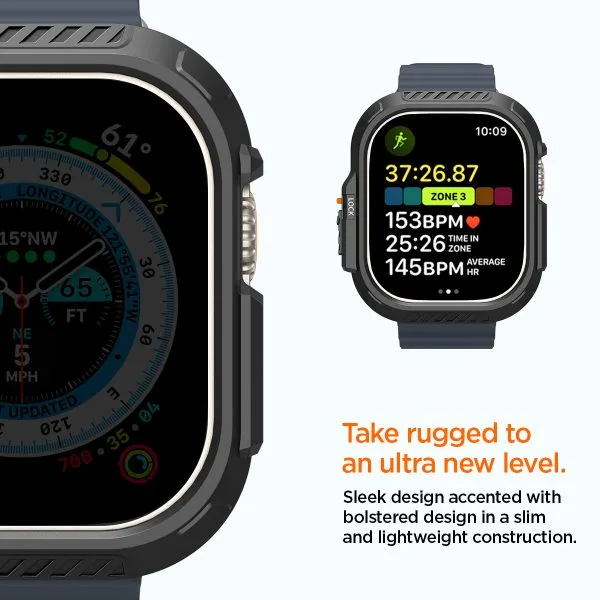 Θήκη Apple Watch Ultra 1/2/3 49mm Spigen Lock Fit Black (ACS06208) - Image 16