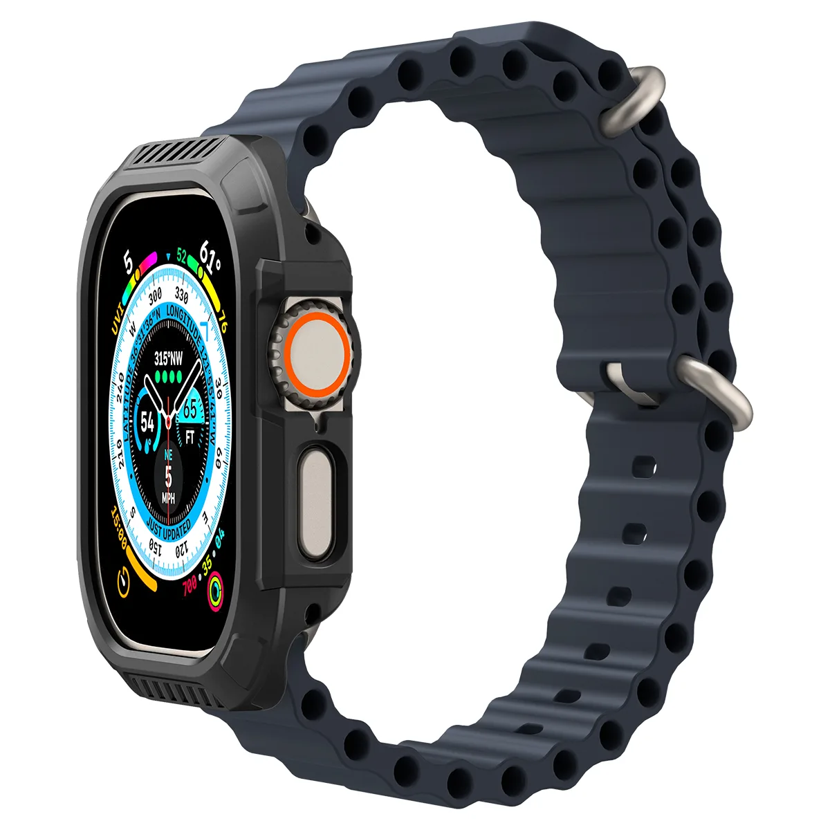 Θήκη Apple Watch Ultra 1/2/3 49mm Spigen Lock Fit Black (ACS06208) - Image 3