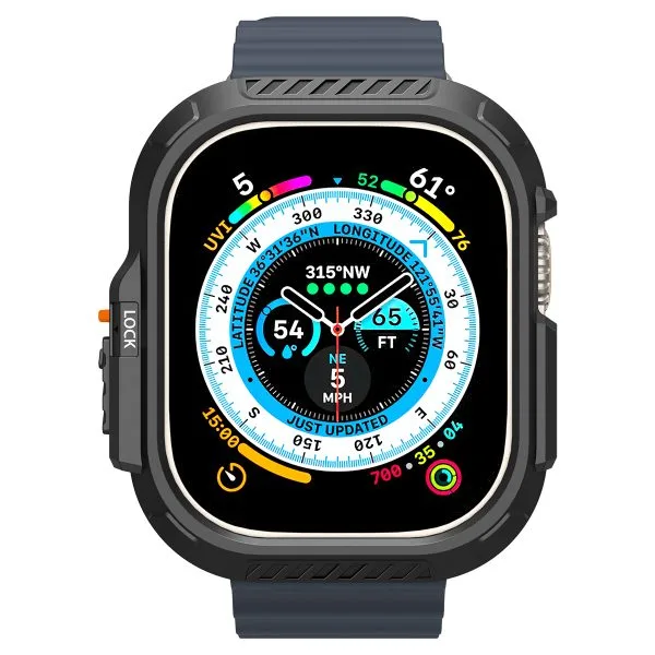 Θήκη Apple Watch Ultra 1/2/3 49mm Spigen Lock Fit Black (ACS06208) - Image 5