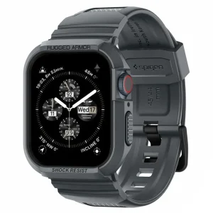 Spigen Rugged Armor Pro Dark Grey-Apple Watch Series 44/45mm (ACS07387)