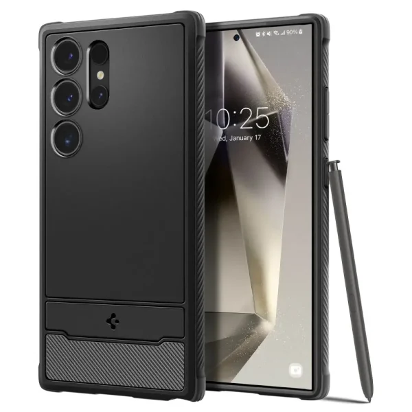Θήκη Spigen Liquid Air Matte Black-Samsung Galaxy S24 (ACS07347)