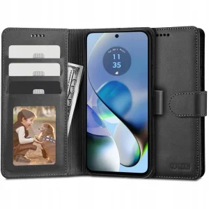 Θήκη Tech-Protect Wallet Black-Motorola Moto G54 5G/G54 5G Power Edition