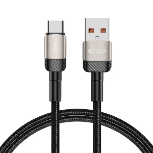Tech-Protect Ultraboost EVO Cable 100W/5A 100cm Titanium (USB-A to Type-C)