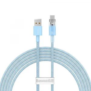 Baseus Explorer Series Fast Charging 2m Blue (USB-A to Type-C)