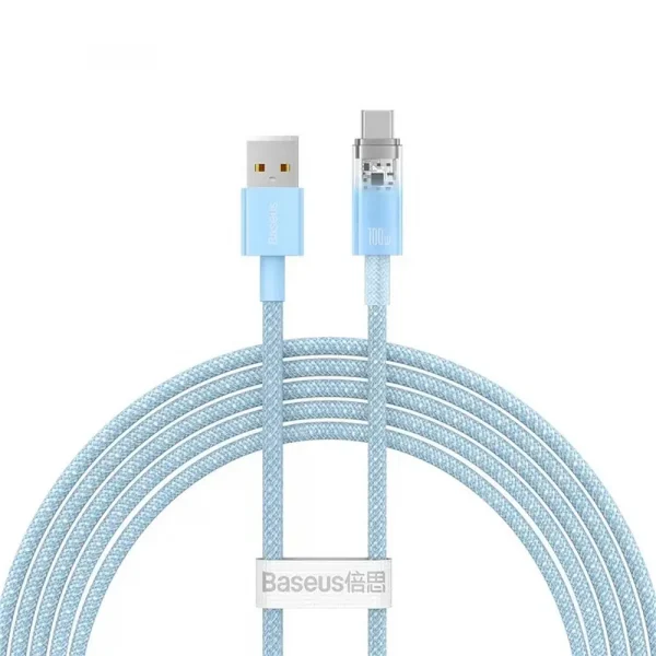 Baseus Explorer Series Fast Charging 2m Blue (USB-A to Type-C)